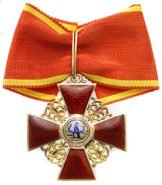 Знак ордена Святой Анны 2-й степени