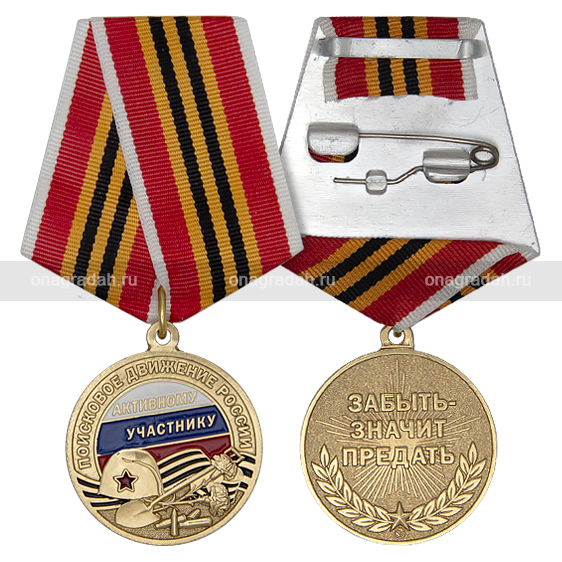 Медаль Активному участнику поискового движения